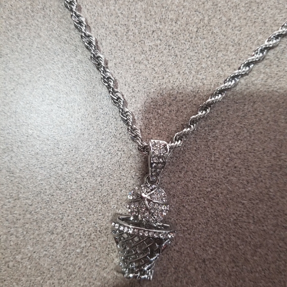 NWT Mens Urban Fashion Basketball Necklace - Picture 3 of 7